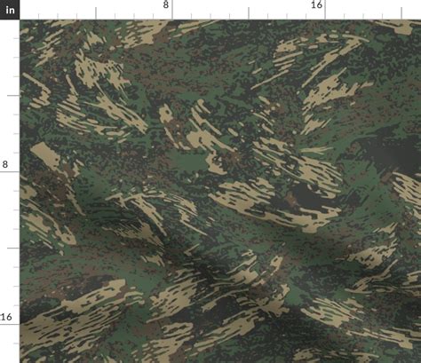 All Over Brush Woodland Camo Fabric | Spoonflower