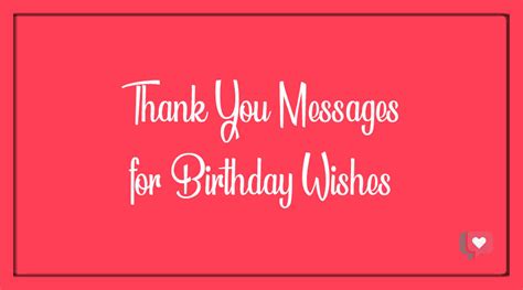 Best 35+ Thank You Messages for Birthday Wishes - BdayWishesMsg