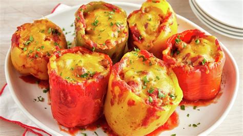 Slow-Cooker Stuffed Peppers Recipe - BettyCrocker.com