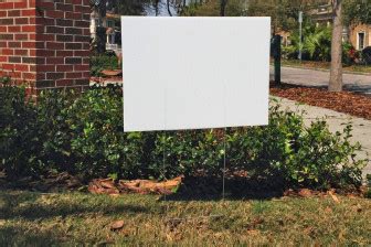 Blank Yard Signs for Sale | Blank Corrugated Plastic Sign Boards