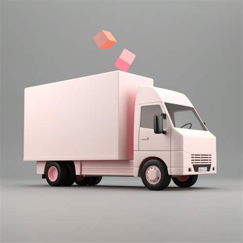 Premium AI Image | Fast delivery truck