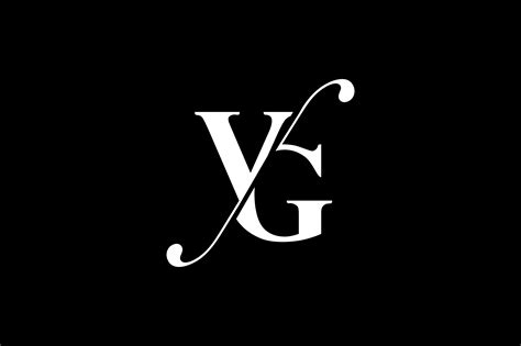 VG Monogram Logo Design By Vectorseller | TheHungryJPEG.com