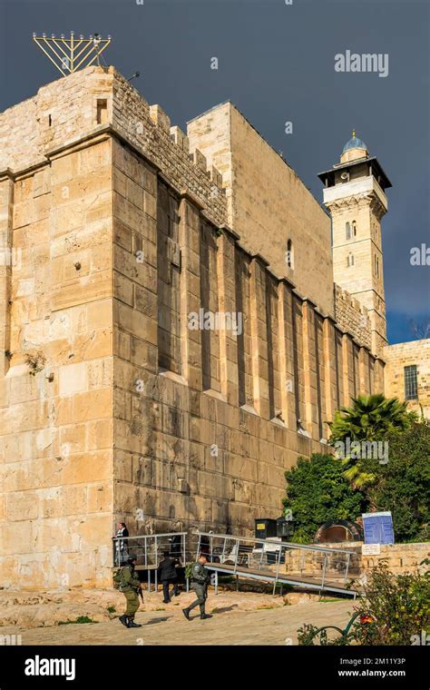 Cave of the Patriarchs in Hebron, Palestine. According to tradition ...