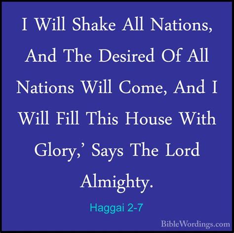 Haggai 2 - Holy Bible English - BibleWordings.com