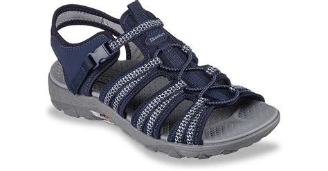 Skechers Arch Fit Reggae Fisherman Sandal in Blue | Lyst