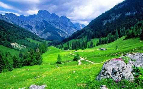 Berchtesgadener Alpen National Park Bavaria Germany Beautiful Green ...