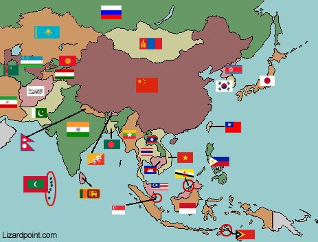 Flags Of East Asia Quiz - About Flag Collections