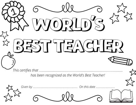 Teachers Free Printables