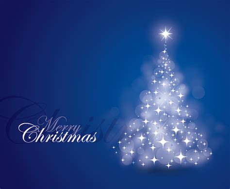 Blue Christmas Card Vector Art & Graphics | freevector.com