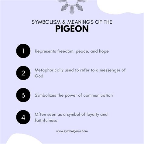 Pigeon: Symbolism, Meanings, and History - Symbol Genie