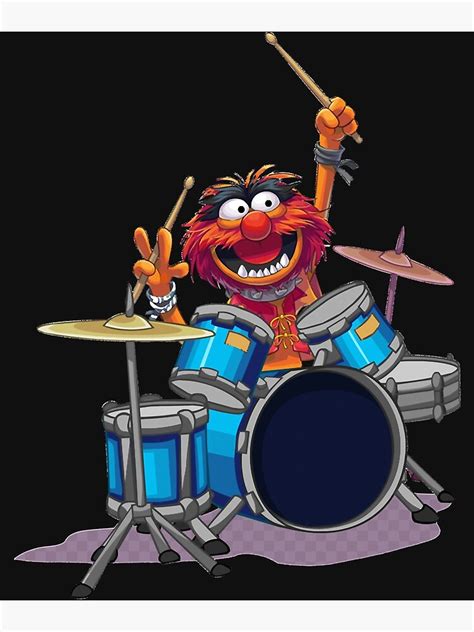 "Animal drummer the muppets show" Poster for Sale by maceycrooks ...