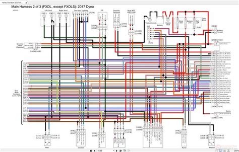 the wiring diagram for a motorcycle with all kinds of wires and colors ...