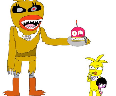 Nightmare Chica Drawing by TheLadyArtist on DeviantArt