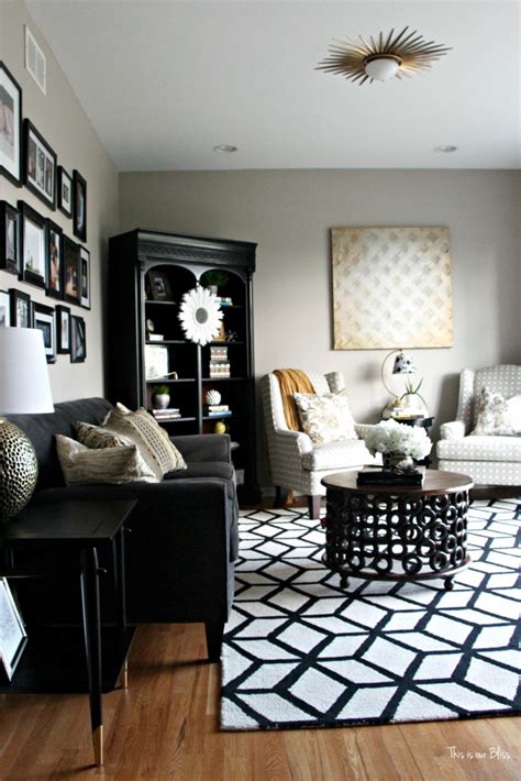 Where to Buy Bold Black and White Rugs for Any Room | This is our Bliss