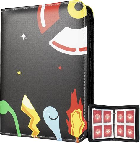 Trading Card Binder with Sleeves Collection - Cartable Cards Zipper ...