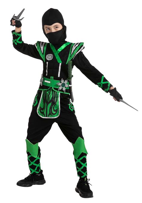 Green Ninja Kid's Costume