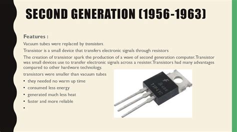 Second Generation Computer Transistors