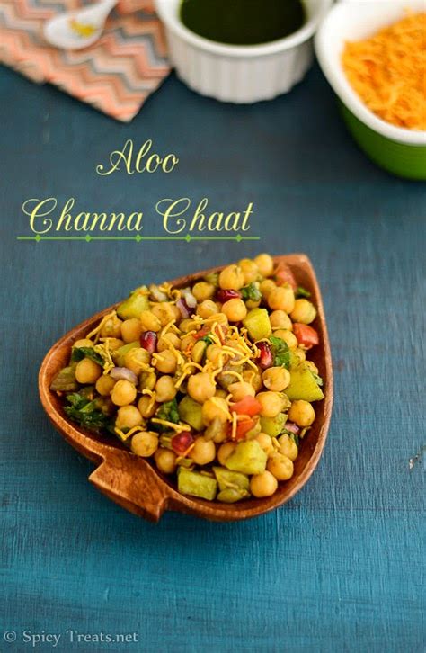 Spicy Treats: Channa Chaat | Aloo Channa Chaat Recipe | Chickpeas Chaat ...