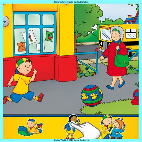 NEW APP! Budge World launches with a World of NEW Caillou games!