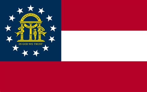 Georgia (State) flag color codes