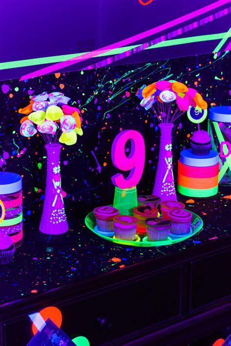 Kara's Party Ideas Glow Dance Birthday Party | Kara's Party Ideas