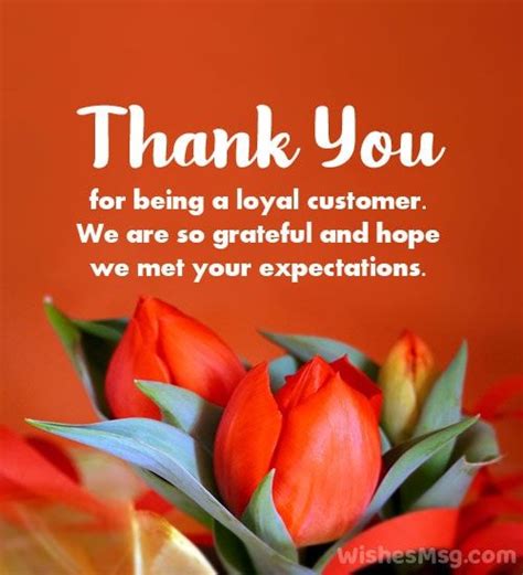 Thank You Messages For Customers - Expressing Appreciation