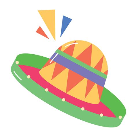 Trendy Sombrero Hat 29201519 Vector Art at Vecteezy