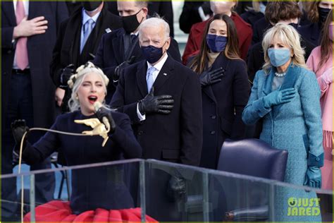 Lady Gaga Performs the National Anthem at Presidential Inauguration ...