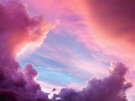 Purple Clouds Pink Clouds Sky Background Material, Hd, Poster, Pink ...