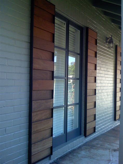 Simple Modern Window Shutters With Low Cost | Home decorating Ideas