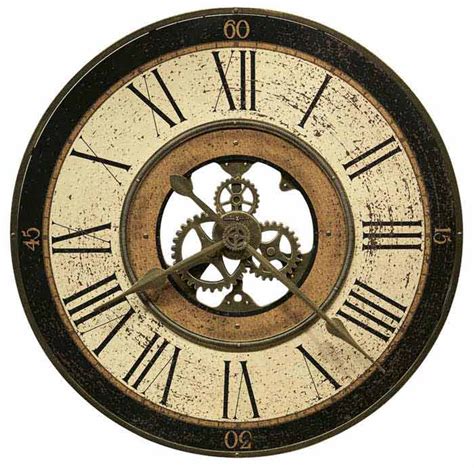 Howard Miller Brass Works 625-542 Large Wall Clock - The Clock Depot