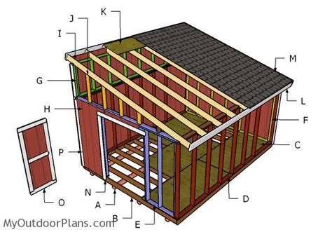 Doors for a Lean to Shed Plans | MyOutdoorPlans | Free Woodworking ...