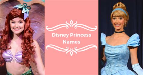 All The Disney Princess Names - Your Essential Guide - Next Stop WDW