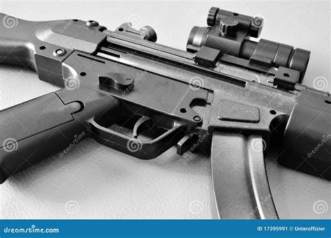 MP5 Submachine Gun Stock Image - Image: 17395991