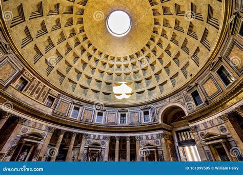 Dome Oculus Pantheon Rome Italy Stock Image - Image of catholicism ...