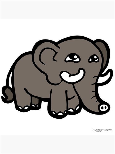 "elephant jumbo baby cartoon" Poster by huggymauve | Redbubble