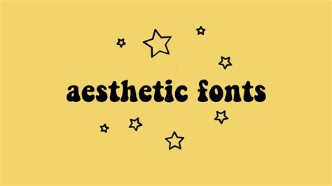 aesthetic fonts âœ§ - YouTube | Fontes de letra, Logotipos retrô ...