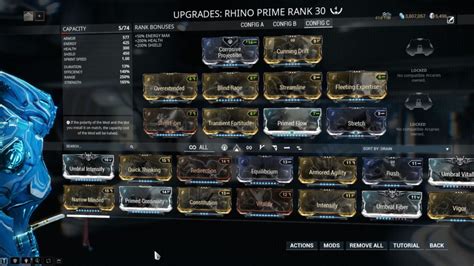 Rhino Builds Guide | Warframe-School.com