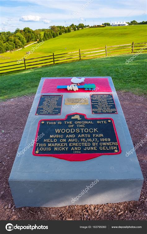 Woodstock Monument Bethel NY – Stock Editorial Photo © andykazie #163795060