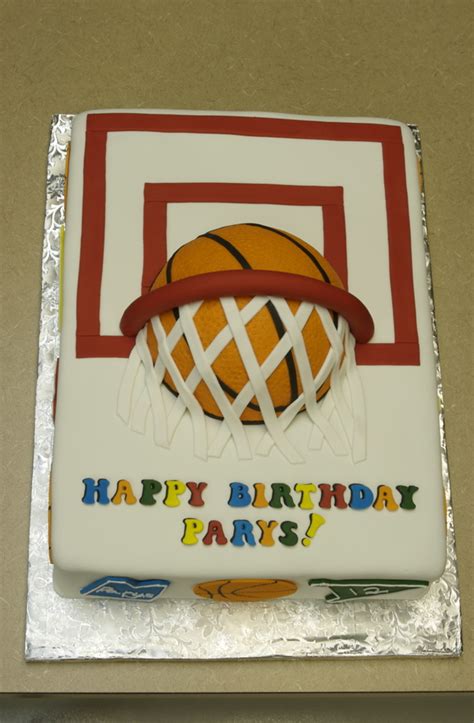 Basketball Birthday Cake - CakeCentral.com