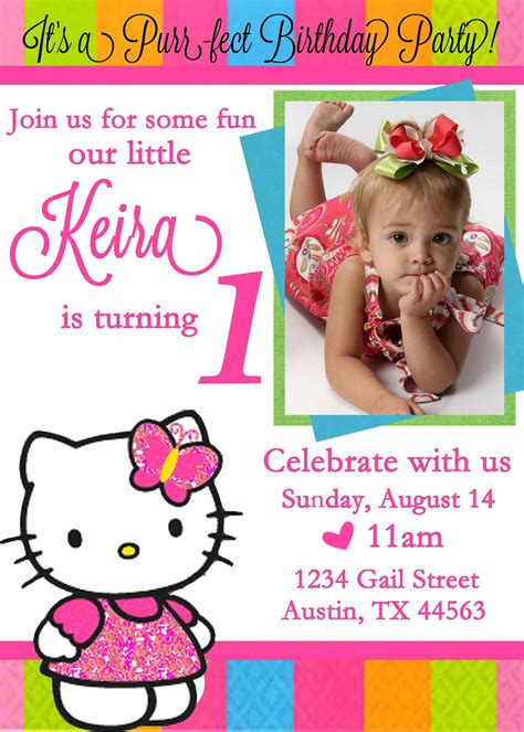 Hello Kitty Birthday Invitations Ideas – Bagvania FREE Printable ...