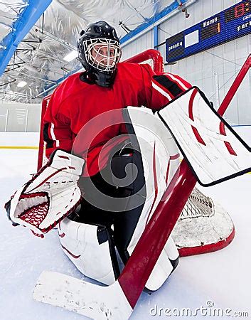 Ice Hockey Goalie Stock Photo - Image: 21140600