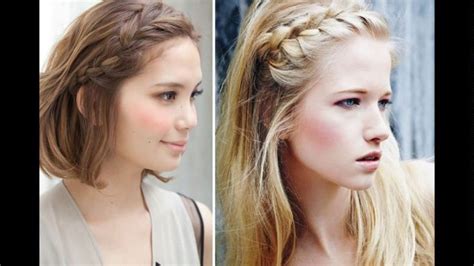 Hairstyles With Braids In Front - Easy Front Braid Hairstyle - Youtube ...