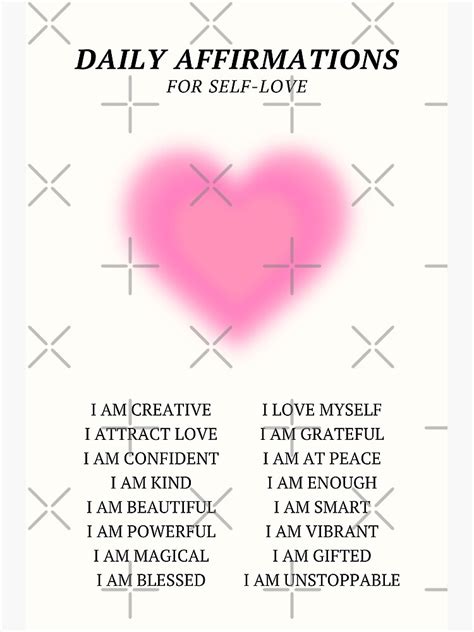 Positive Affirmations For Self Love - Brain Glory