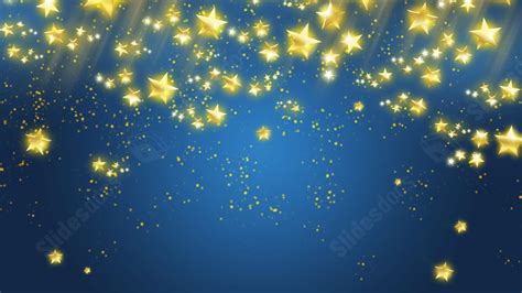 Star Blue Christmas Gradient Nature Stars Powerpoint Background For ...