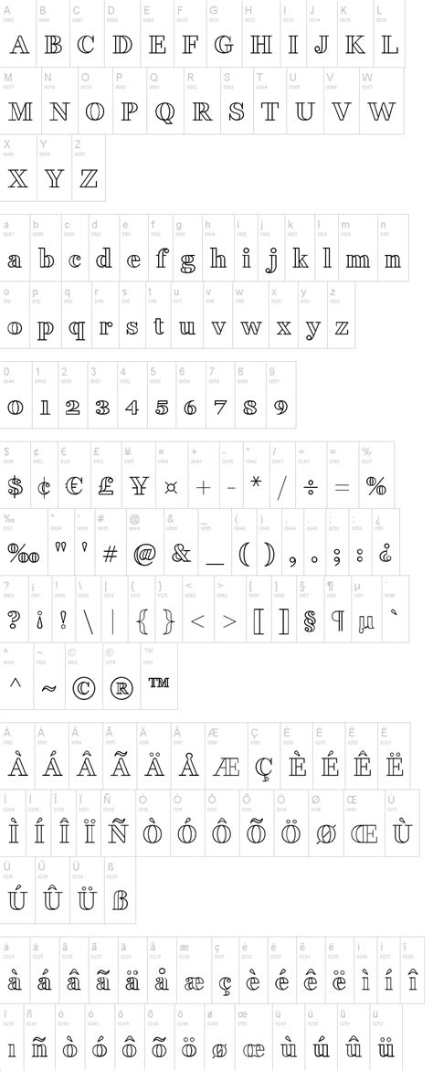 Fakedes Outline | dafont.com