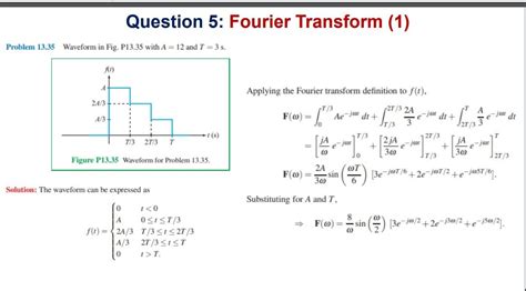 Solved Fourier transform matlab: I think the code is | Chegg.com