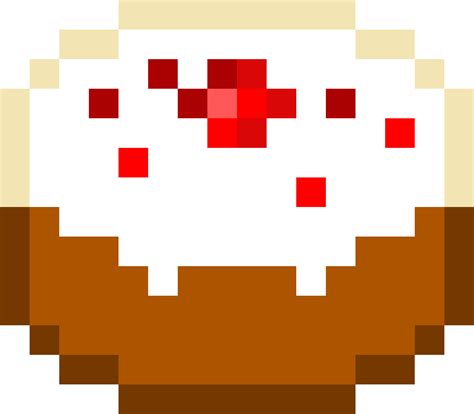 Minecraft Cake Pixel Art