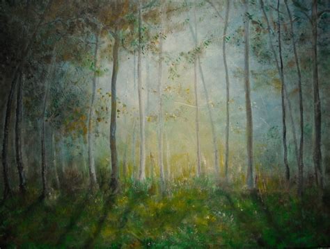 Forest Painting, Art Painting, Acrylic Paintings, Sandy, Mixed Media ...