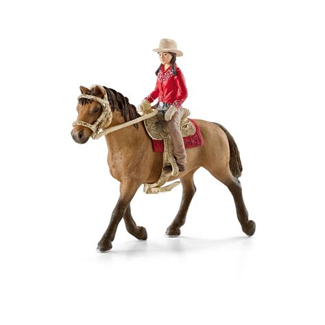 SCHLEICH WORLD OF NATURE FARM LIFE HORSE RIDING SETS HORSE TOYS ...